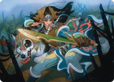 Eshki Dragonclaw Art Card (23/54) (AATDM-023) - Art Series: Tarkir: Dragonstorm