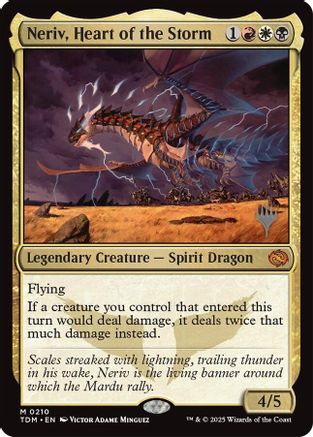 Neriv, Heart of the Storm (PPTDM-210) - Promo Pack: Tarkir: Dragonstorm