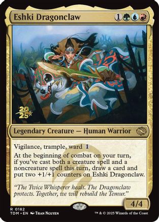 Eshki Dragonclaw (PRE-182) - Prerelease Cards Foil
