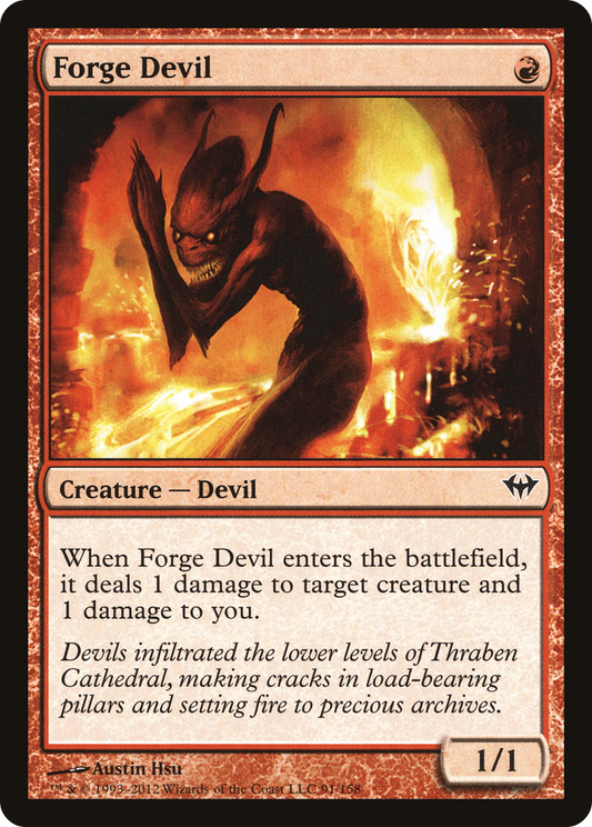 Forge Devil (DKA-091) - Dark Ascension Foil