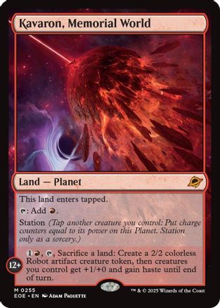 Kavaron, Memorial World (EOE-255) - Edge of Eternities