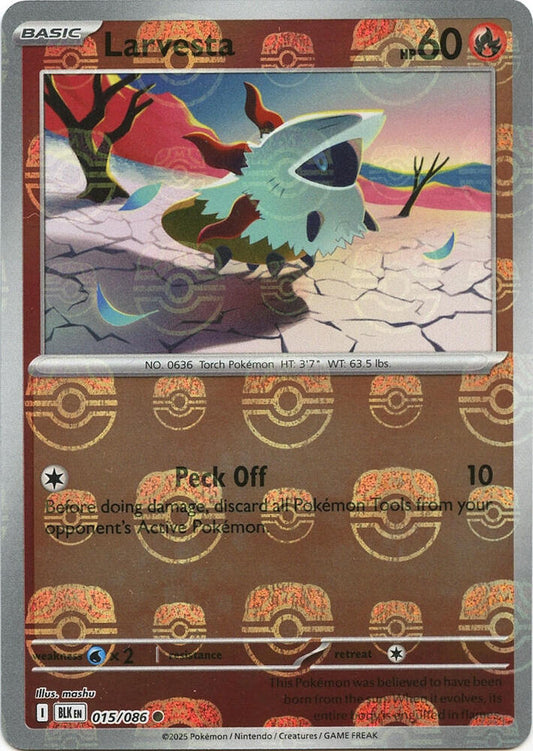 Larvesta (Master Ball Pattern) (015/086) [SV: Black Bolt]
