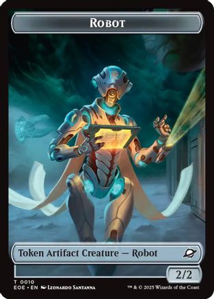 Robot // Lander (0004) Double-Sided Token (EOE-10 // 4) - Edge of Eternities