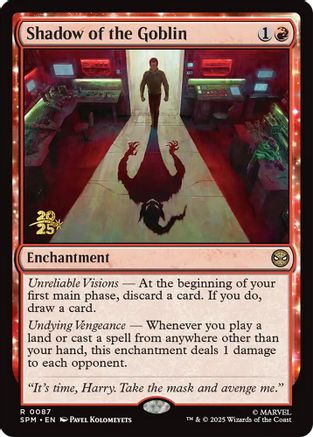 Shadow of the Goblin (PRE-087) - Prerelease Cards Foil
