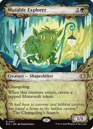 Mutable Explorer (Showcase) (ECL-327) - Lorwyn Eclipsed Foil