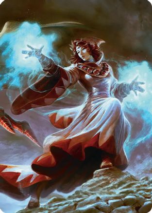 The Destined White Mage Scene Art Card (ASFIN-003) - Art Series: FINAL FANTASY