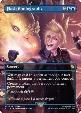Flash Photography (Borderless) (FIC-463) - Commander: FINAL FANTASY