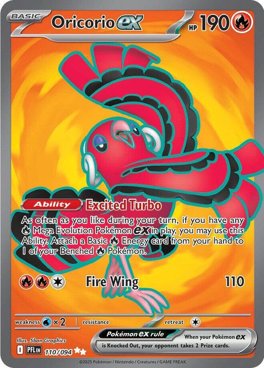 Oricorio ex - 110/094 [ME02: Phantasmal Flames]