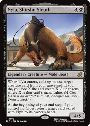 Nyla, Shirshu Sleuth (TLE-109) - Avatar: The Last Airbender: Eternal-Legal Foil