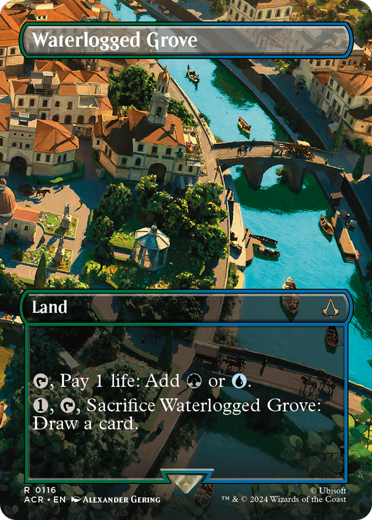 Waterlogged Grove (ACR-116) - Assassin's Creed (Borderless) Foil