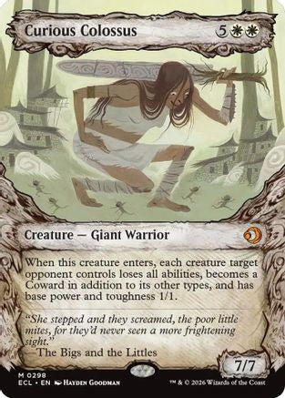 Curious Colossus (Showcase) (ECL-298) - Lorwyn Eclipsed