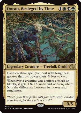Doran, Besieged by Time (ECL-215) - Lorwyn Eclipsed Foil