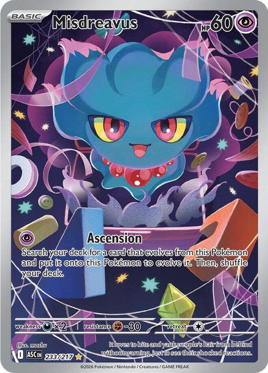 Misdreavus - 233/217 [ME: Ascended Heroes]
