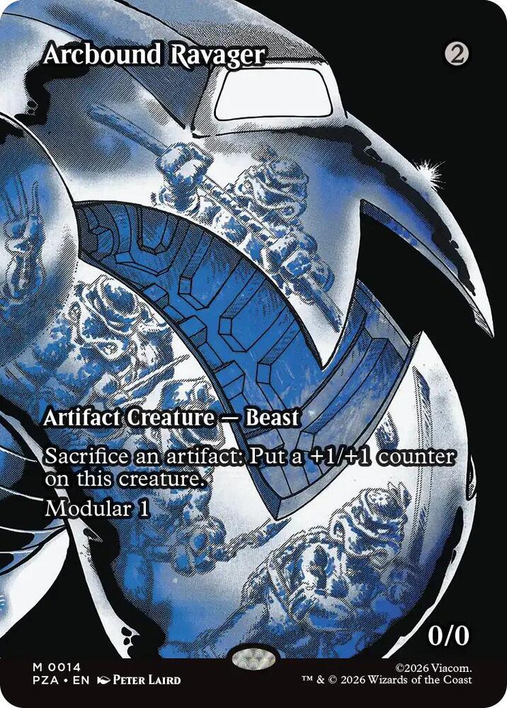 Arcbound Ravager (Borderless) (14) [Teenage Mutant Ninja Turtles Source Material]