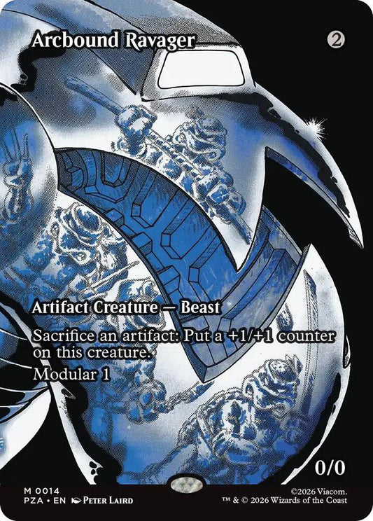 Arcbound Ravager (Borderless) (14) [Teenage Mutant Ninja Turtles Source Material]