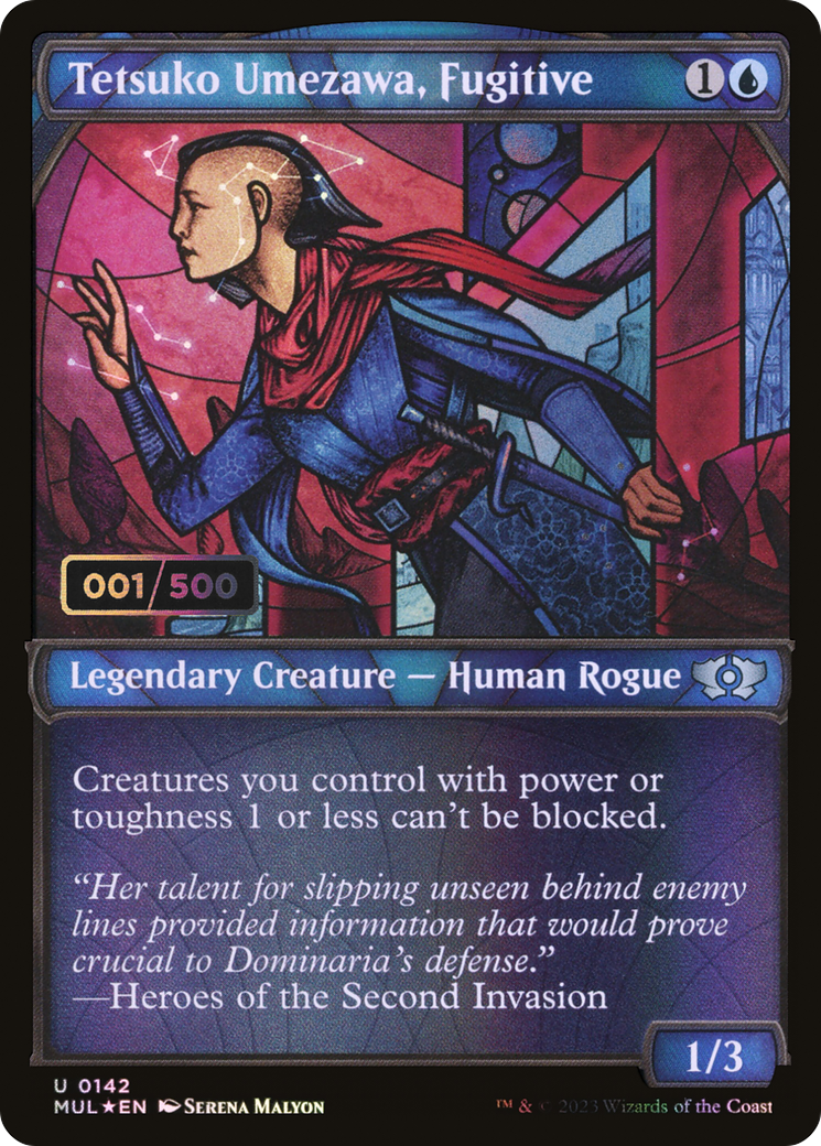 Tetsuko Umezawa, Fugitive (MUL-142) - Multiverse Legends: (Showcase) Foil