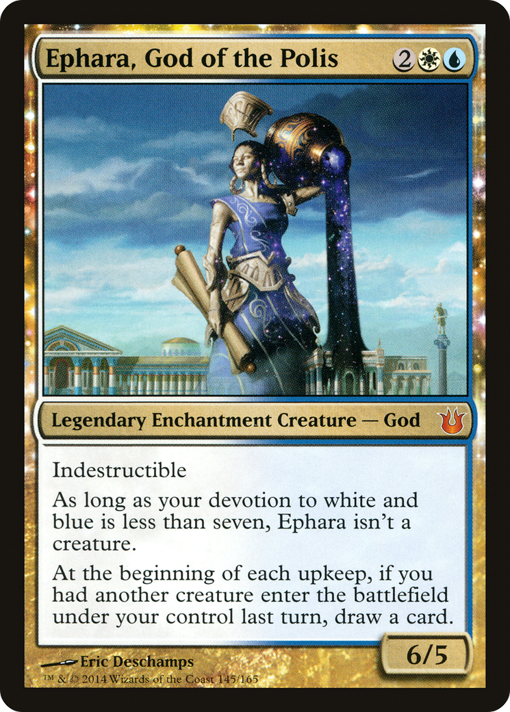 Ephara, God of the Polis (BNG-145) - Born of the Gods: (enchantment)
