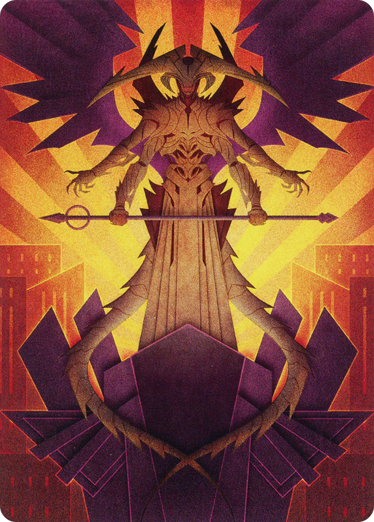 Atraxa, Praetors' Voice // Atraxa, Praetors' Voice (AMOM-077) - March of the Machine Art Series (Borderless)