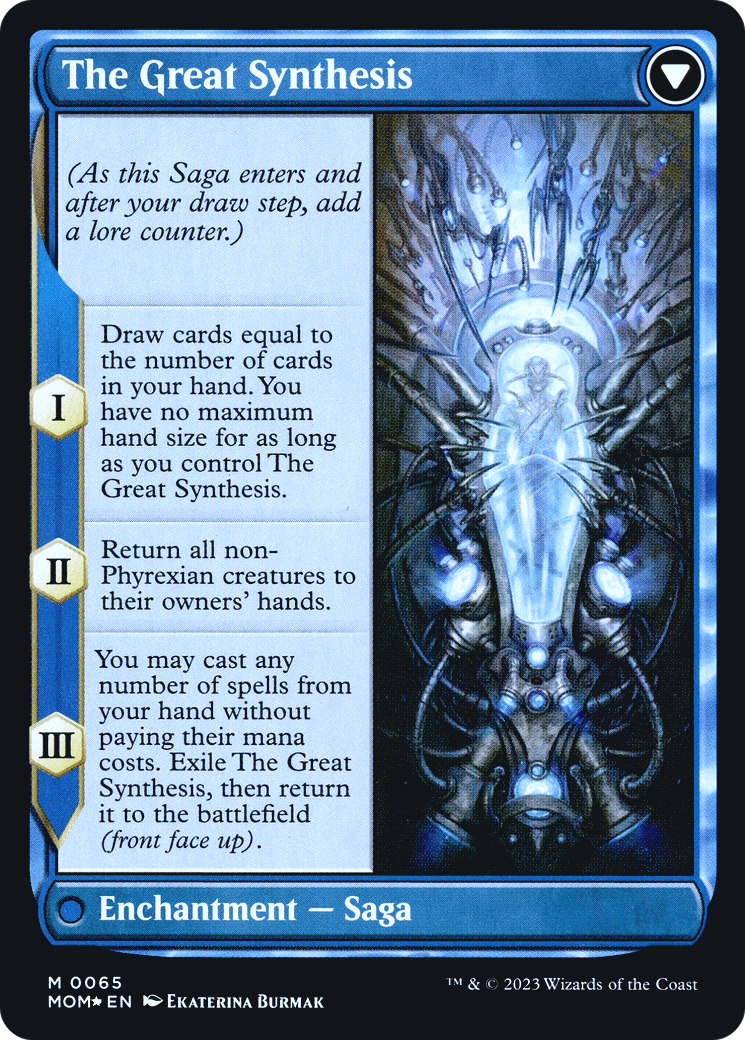 Jin-Gitaxias // The Great Synthesis (PRE-065) - March of the Machine Promos Foil