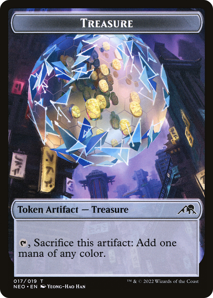 Treasure (NEO-017) - Kamigawa: Neon Dynasty Tokens