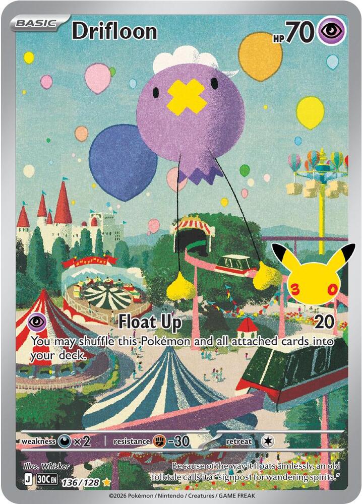 Drifloon (136/128) [ME: 30th Celebration]