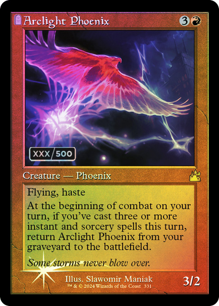 Arclight Phoenix (RVR-331) - Ravnica Remastered: (tombstone) Foil
