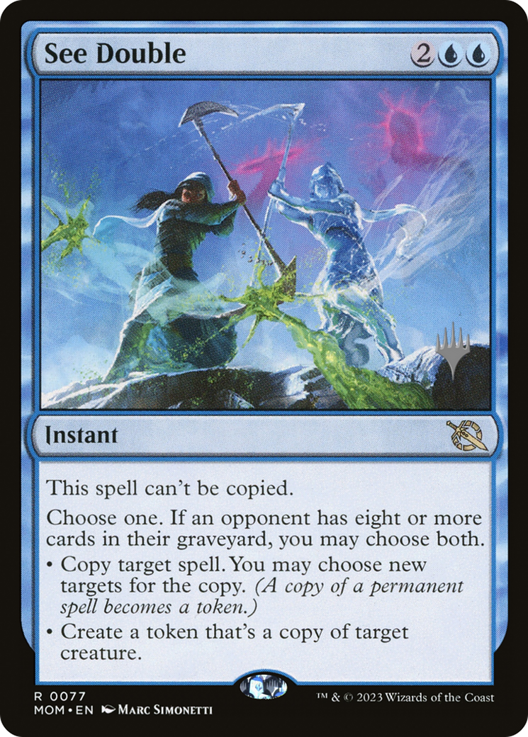 See Double (PPMOM-77P) - March of the Machine Promos Foil