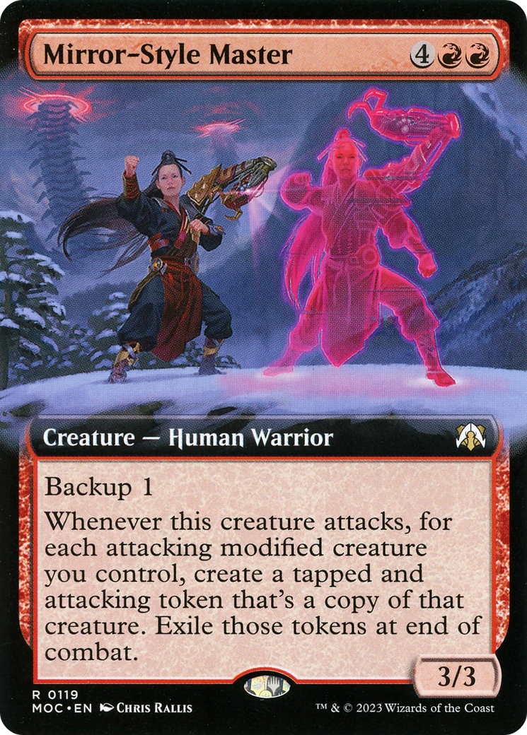 Mirror-Style Master (MOC-119) - March of the Machine Commander: (Extended Art) Foil