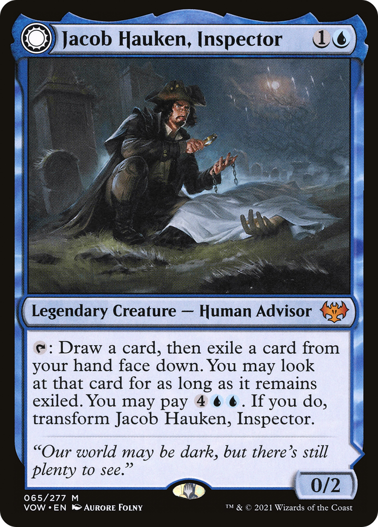 Jacob Hauken, Inspector // Hauken's Insight (VOW-065) - Innistrad: Crimson Vow
