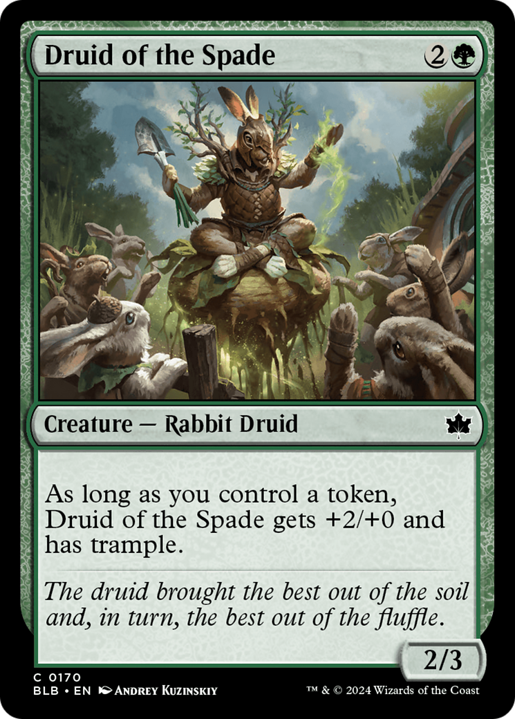 Druid of the Spade (BLB-170) - Bloomburrow
