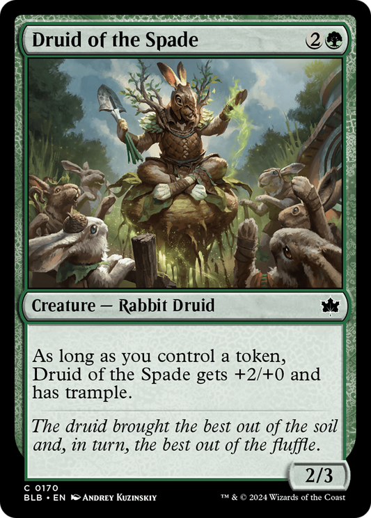 Druid of the Spade (BLB-170) - Bloomburrow Foil