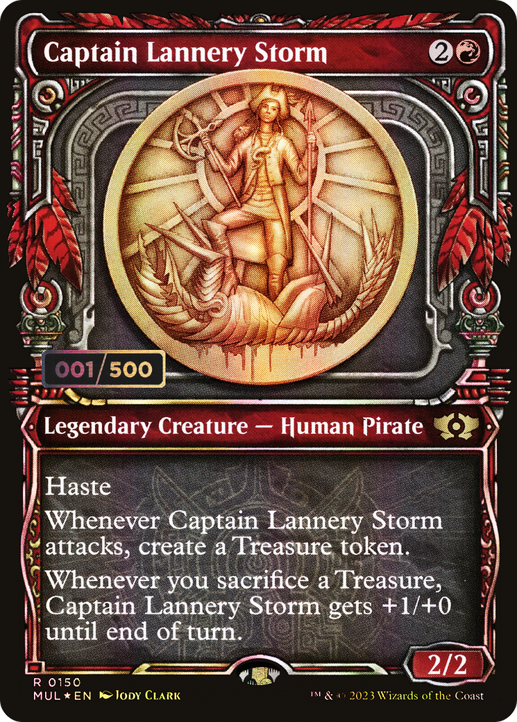 Captain Lannery Storm (MUL-150) Serialized (Showcase) Foil