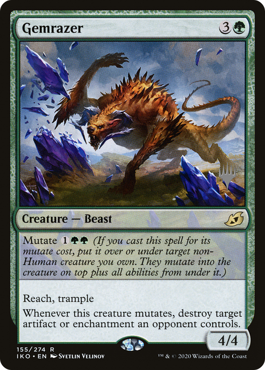 Gemrazer (PPIKO-155) - Ikoria: Lair of Behemoths Promos Foil
