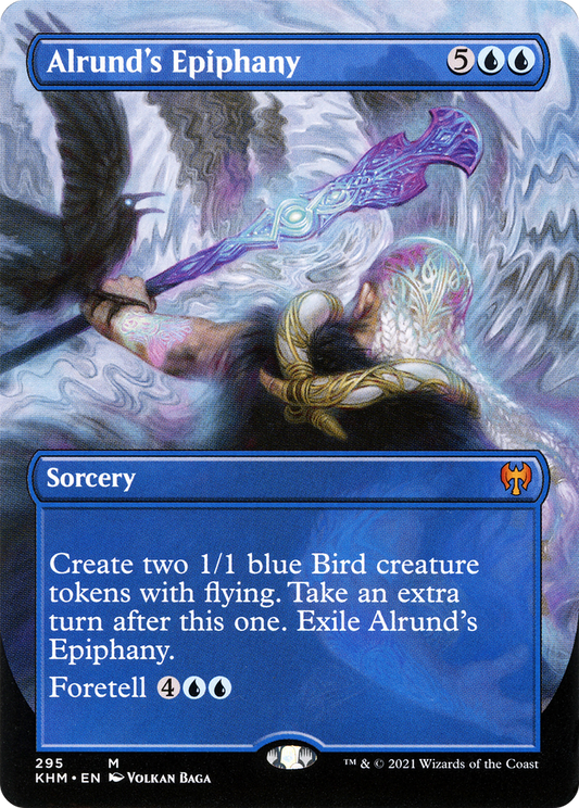 Alrund's Epiphany (KHM-295) - Kaldheim (Borderless) Foil
