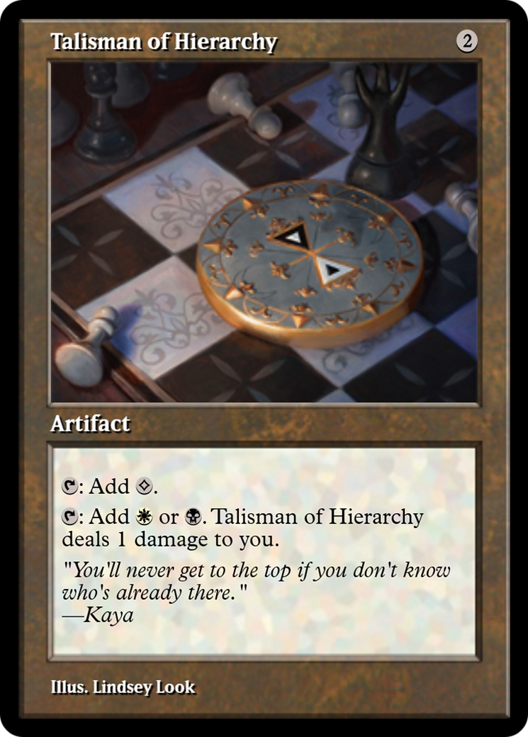 Talisman of Hierarchy (PRM-91389) - Magic Online Promos Foil