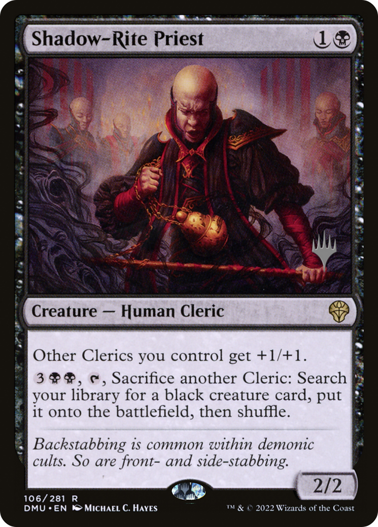 Shadow-Rite Priest (PPDMU-106P) - Dominaria United Promos