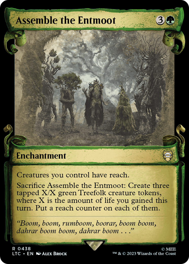 Assemble the Entmoot (LTC-438) - Tales of Middle-earth Commander: (Showcase)