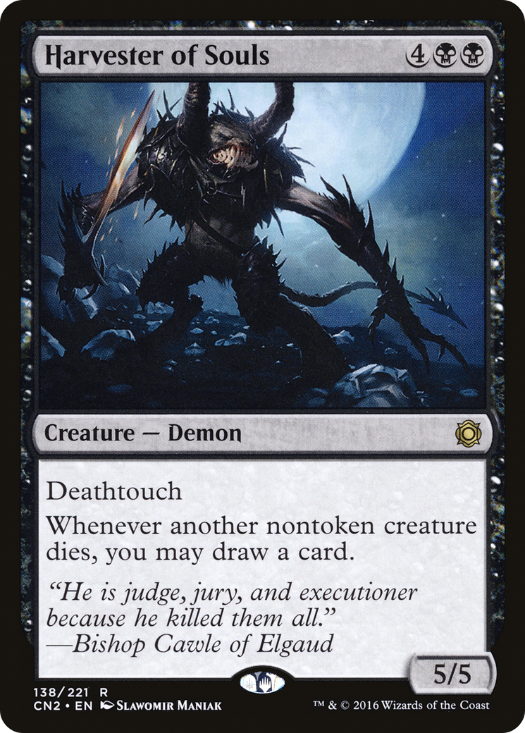 Harvester of Souls (CN2-138) - Conspiracy: Take the Crown Foil
