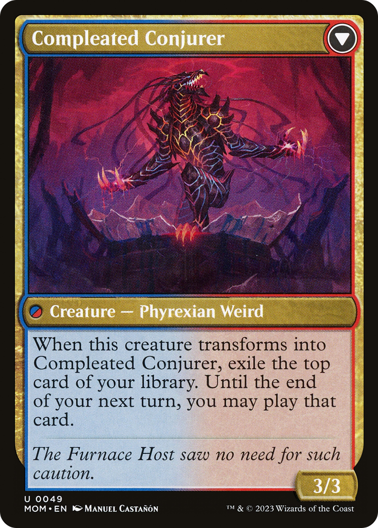 Captive Weird // Compleated Conjurer (MOM-049) - March of the Machine