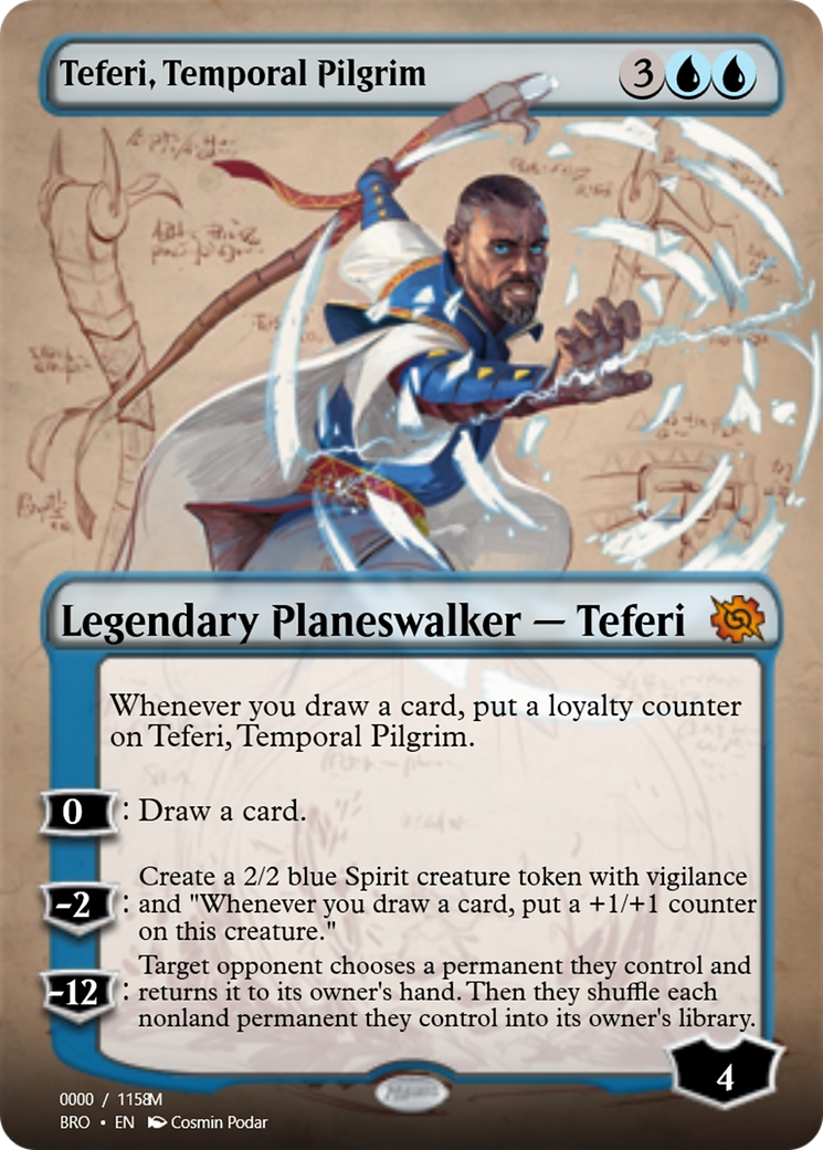 Teferi, Temporal Pilgrim (PRM-105610) - Magic Online Promos
