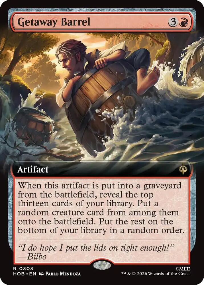 Getaway Barrel (Extended Art) (303) [The Hobbit]