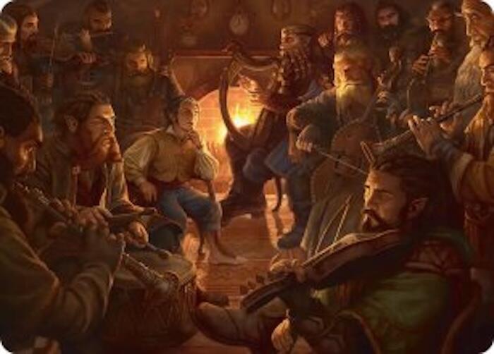 An Unexpected Party Art Card (6) [The Hobbit Art Series]