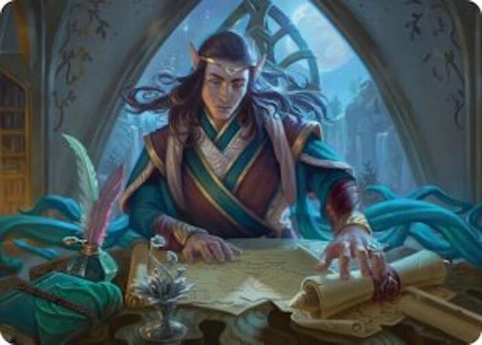 Elrond, Moon-Reader Art Card (9) [The Hobbit Art Series]