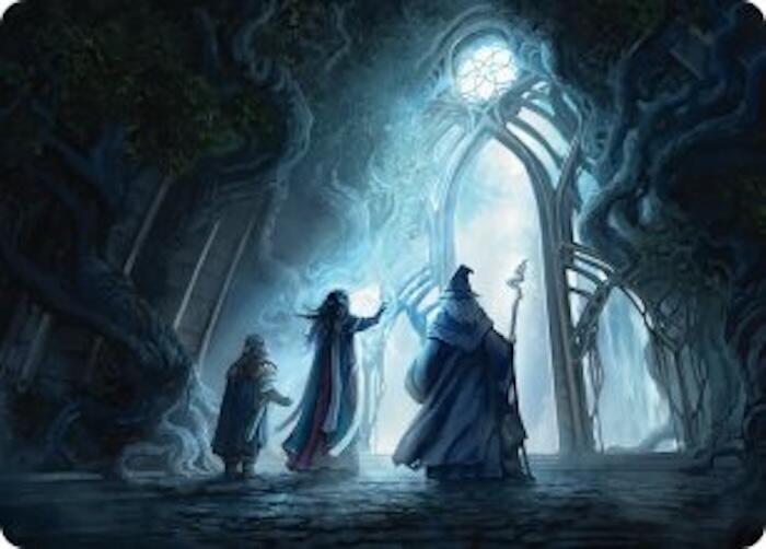 Uncover the Moon-Letters Art Card (13) [The Hobbit Art Series]