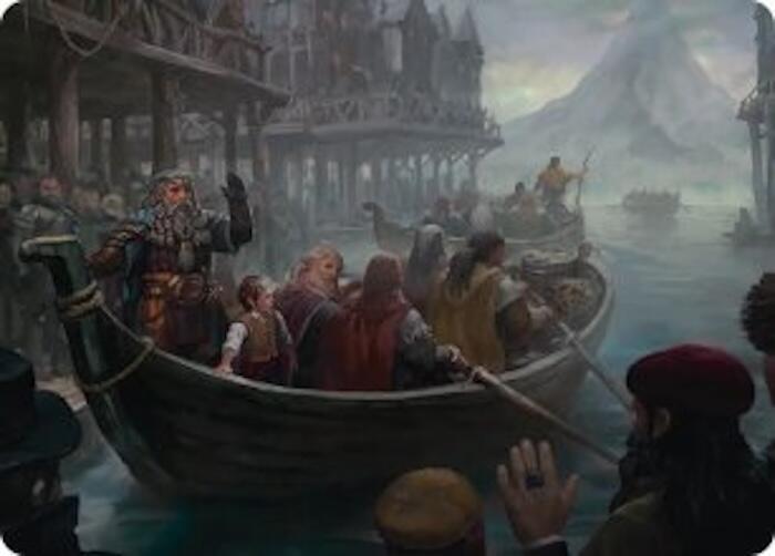 Uneasy Partings Art Card (14) [The Hobbit Art Series]