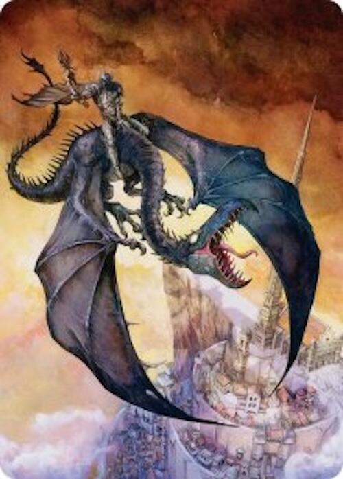 Witch-king, Bringer of Ruin Art Card (32) [The Hobbit Art Series]