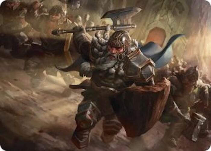 Thorin, Mountain-king Art Card (19) [The Hobbit Art Series]