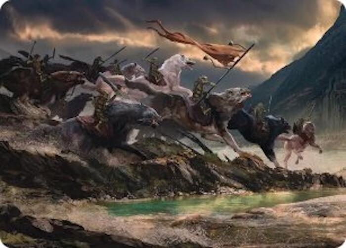 Tide of Fury and Disorder Art Card (53) [The Hobbit Art Series]