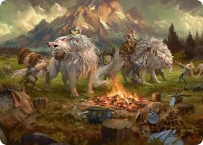 Mount Gundabad Mobilizes Art Card (54) [The Hobbit Art Series]