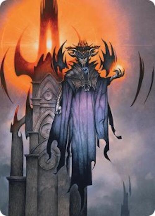 Sauron, the Lidless Eye Art Card (36) [The Hobbit Art Series]